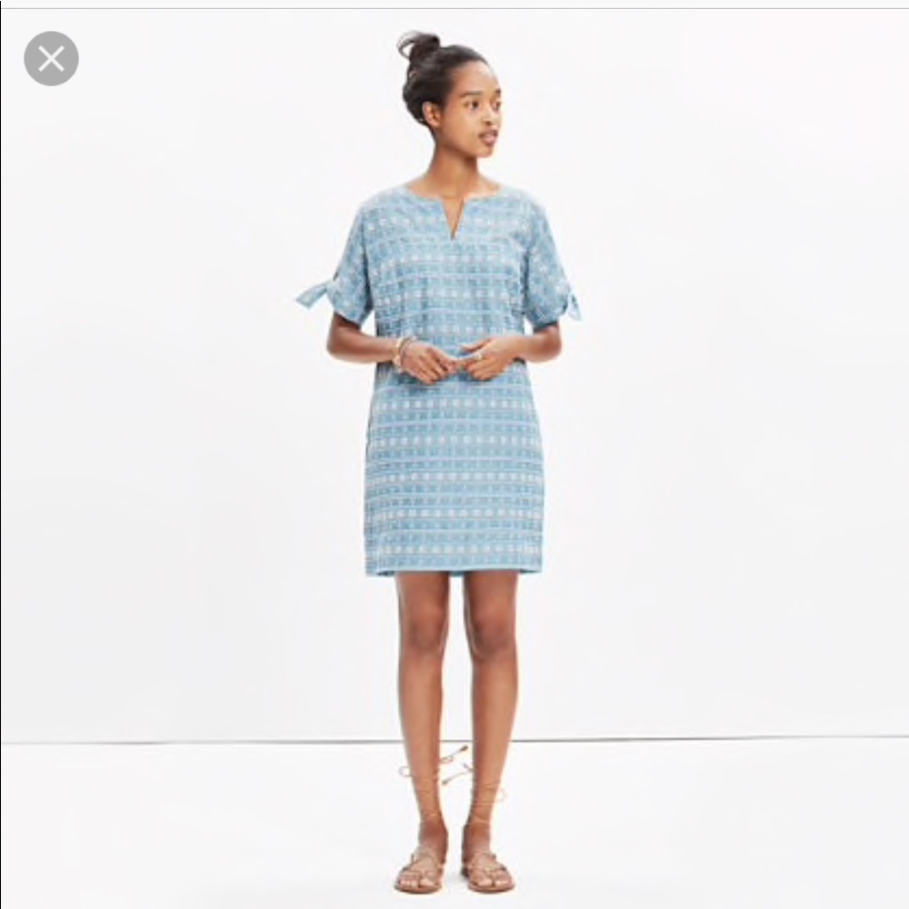 Madewell embroidery dress